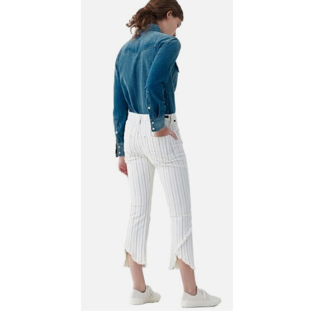 Citizens of Humanity Drew Fray High-Rise Crop Flare Jeans size 25 - Picture 2 of 12